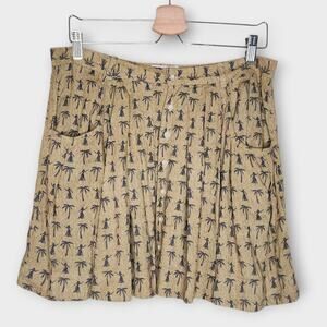 Opening Ceremony x Reyn Spooner Womens Button Down Hula Girl Woven Mini Skirt Lg